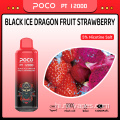 POCO PT 12000PUFFS डिस्पोजेबल VAPE थोक मुफ्त शिपिंग